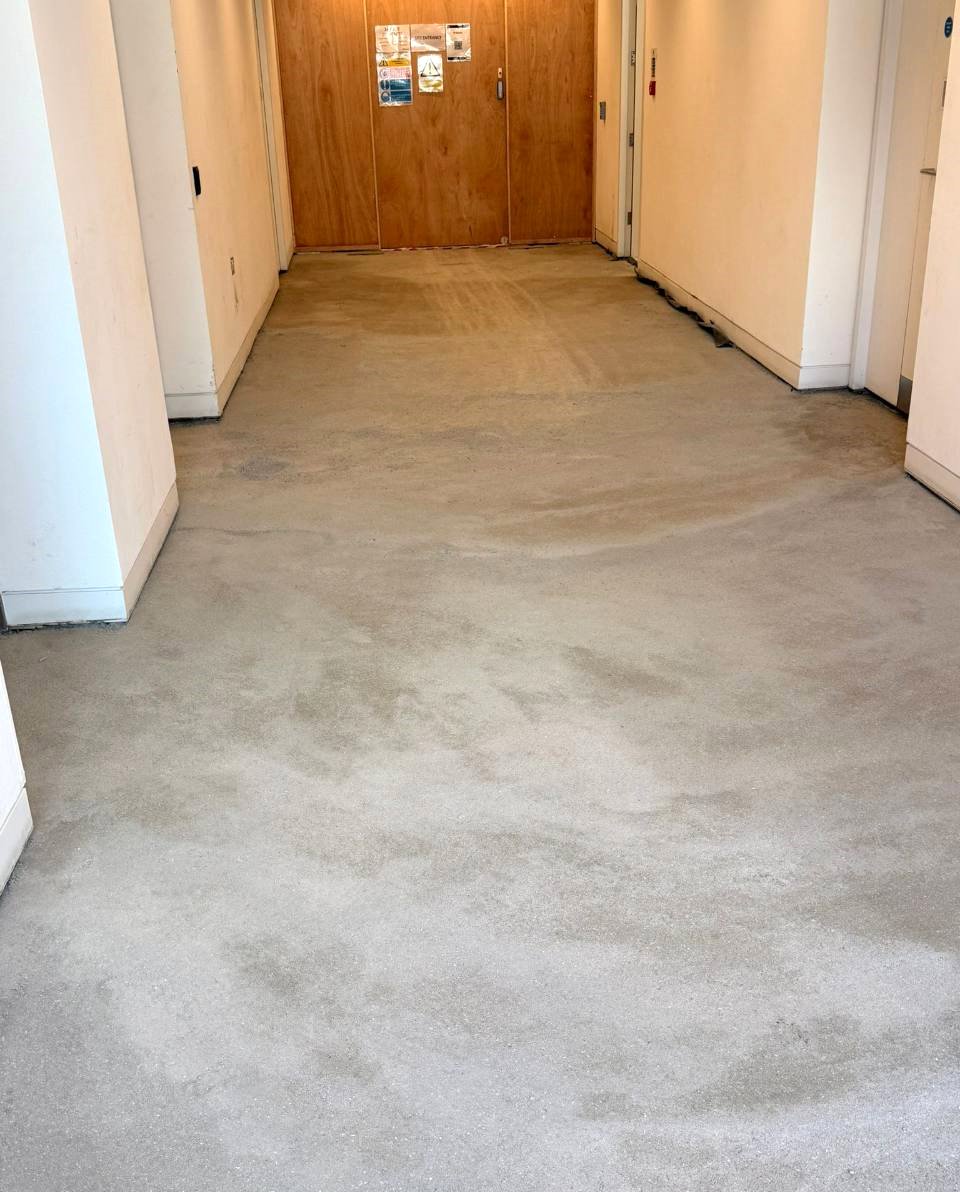 Central London primer and latex floor preparation